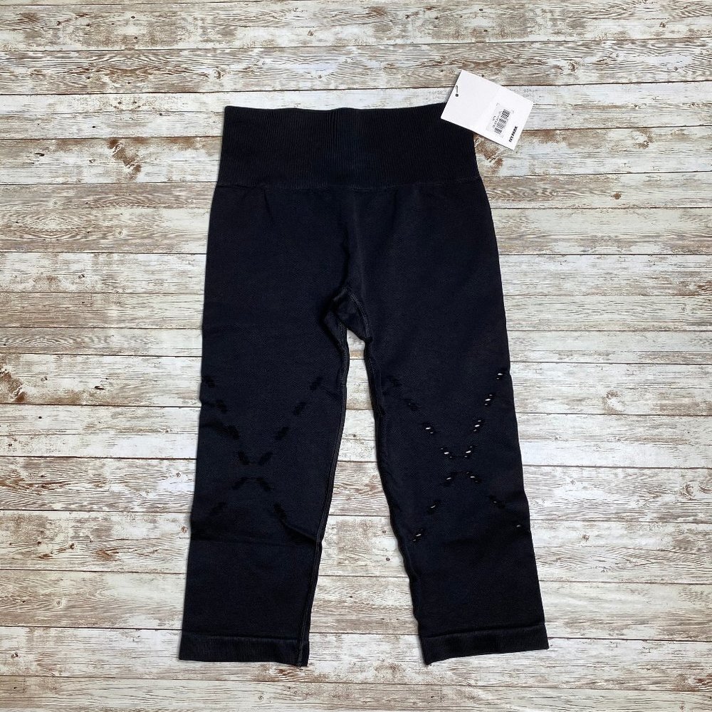 Ivy Park Black Cropped Leggings